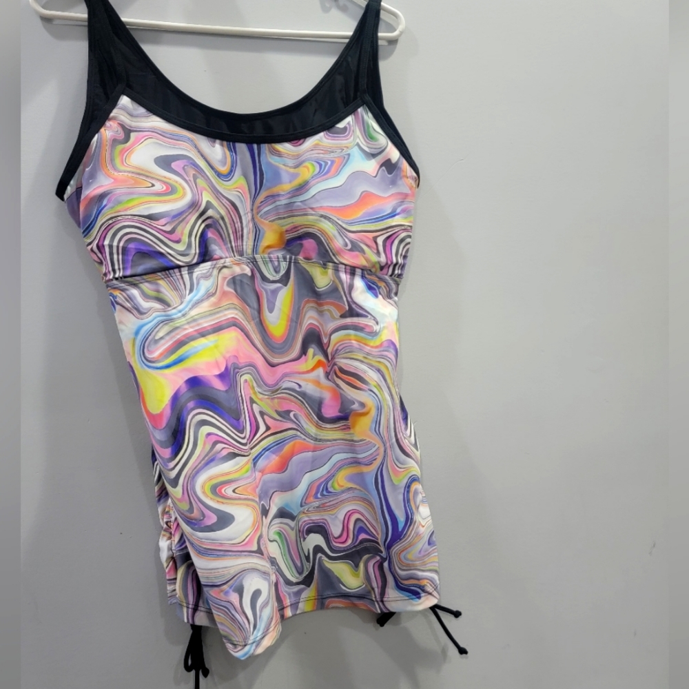 Swimwear Tank top XL multicolor